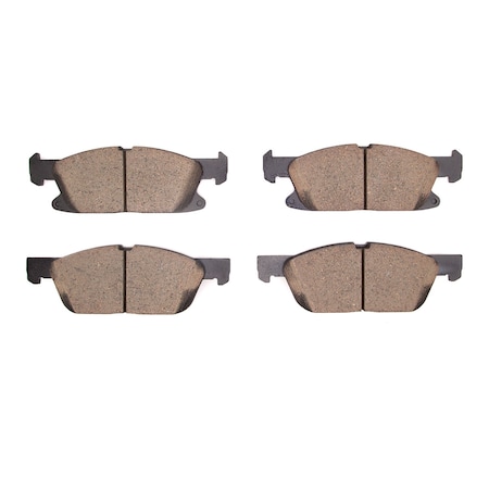 DYNAMIC FRICTION CO 5000 Advanced Brake Pads - Ceramic, Long Pad Wear, Front 1551-2180-00